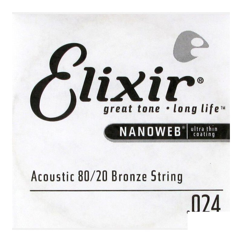 Elixir 木吉他弦 第三弦 G弦 美國 Elixir 黃銅 15122/15123/15124 80/20 Bronz — 三峽木吉他 / 民謠吉他