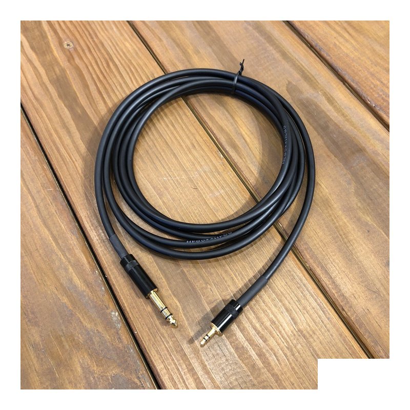 音源線 公對公 雙聲道導線 3M/5M 台灣手工製 錄音級 6.3mm轉3.5mm 音源線 公對公 雙聲道導線 3M/5M 台灣手工製 錄音級 6.3mm轉3.5mm / 3.5mm — 三峽錄音