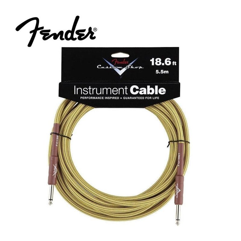 Fender Fender Custom Shop 系列 18.6呎 導線 雙直頭 0990820030 — 三峽配件 / 週邊