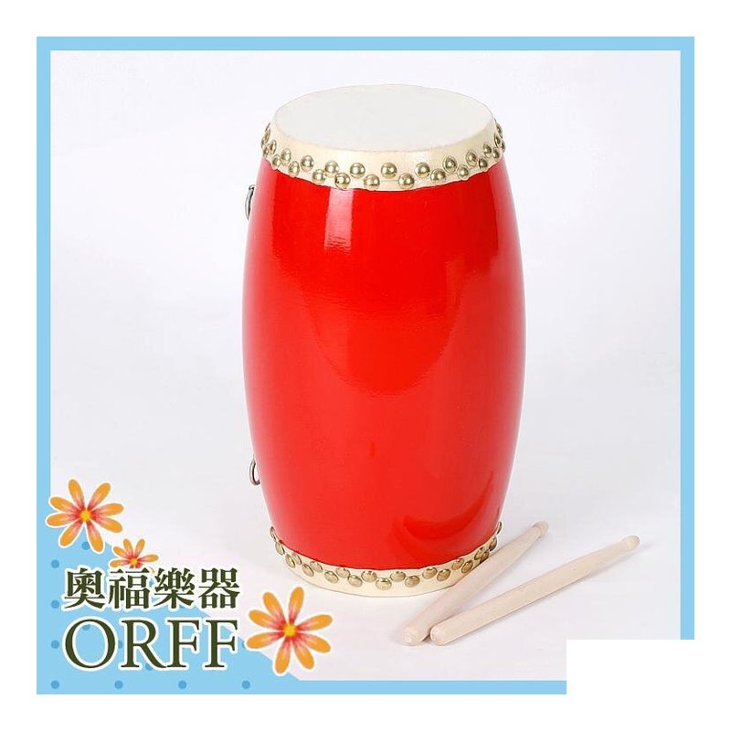 ORFF ORFF D045-1奧福樂器 高品質 6吋 腰鼓 兒童樂器 打擊樂器 — 三峽鼓 / 打擊