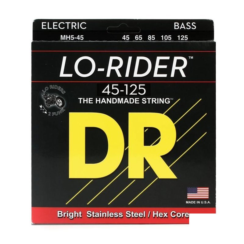 DR DR MH5-45 五弦貝斯弦 — 三峽貝斯