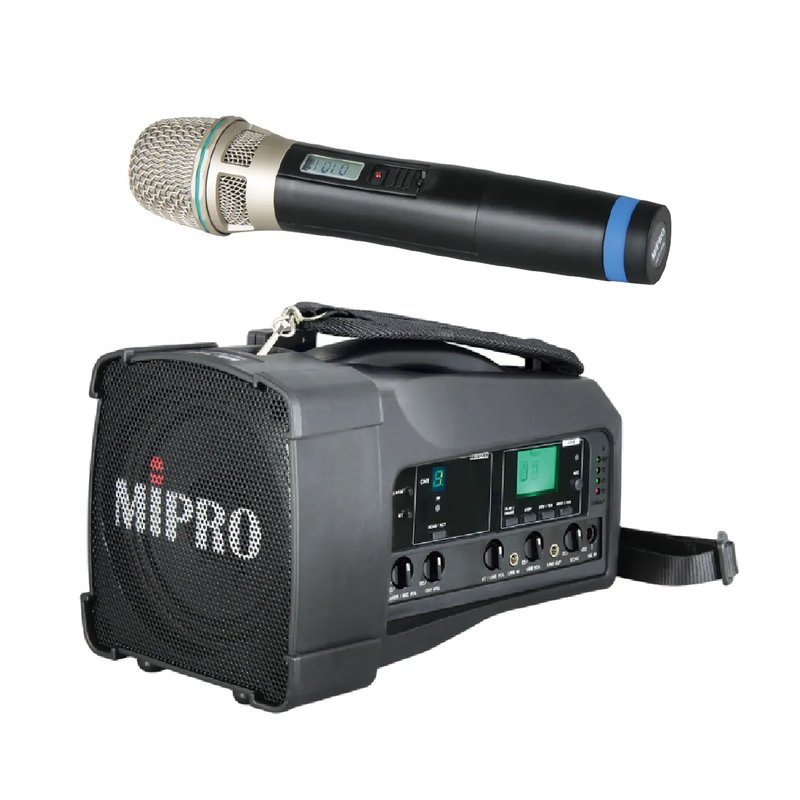 MIPRO Mipro / MA100 MA100D 藍芽迷你無線喊話器(5吋,50W) — 三峽配件 / 週邊