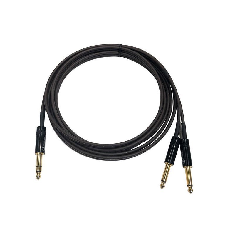 台灣手工製 A01-SSL 一轉二 導線 雙聲道 鍍金接頭 AG03/06/GO:MIXER 電鋼琴 電子鼓 錄音 1轉2 — 三峽鍵盤 / 鋼琴