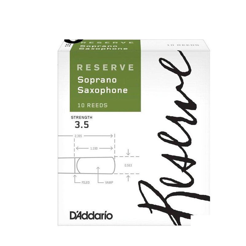 DIR10 DIR10 美國 RICO RESERVE 高音 薩克斯風竹片 Soprano SAX 各尺寸 10片裝 — 三峽木管樂器
