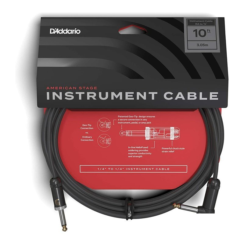 Planet Waves 美國 Planet Waves 美製導線 10呎/20呎 直頭+L頭 (PW-AMSGRA) — 三峽導線