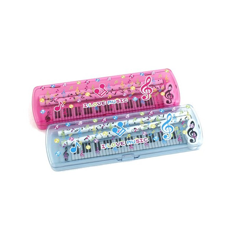 台製 LPB210-M 鉛筆盒文具組 (彩色筆盒) 附尺+鉛筆+擦子 — 三峽配件 / 週邊