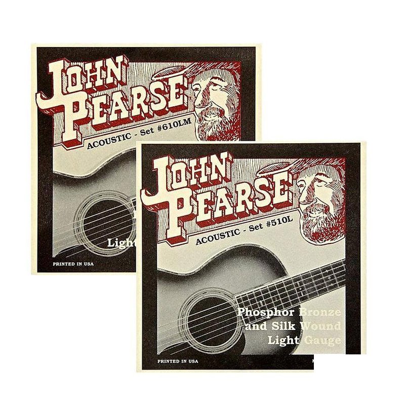 John Pearse 木吉他弦 磷青銅鑲絲 510L John Pearse 木吉他弦 磷青銅鑲絲 510L / 610LM — 三峽木吉他 / 民謠吉他