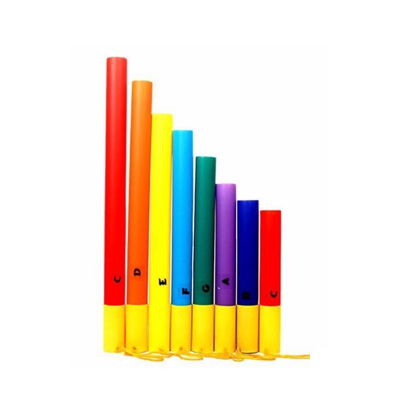 ORFF ORFF S057-1 奧福樂器 彩色塑膠音筒 8音 掛繩款 — 三峽配件 / 週邊