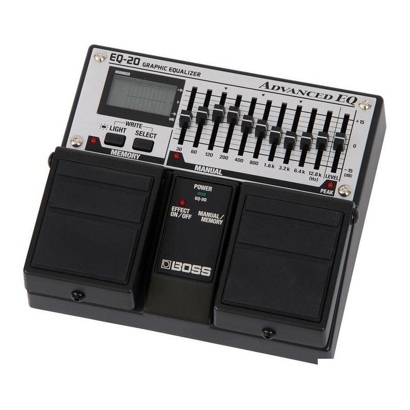 BOSS BOSS EQ-20 吉他十段等化效果器 多模組 — 三峽木吉他 / 民謠吉他