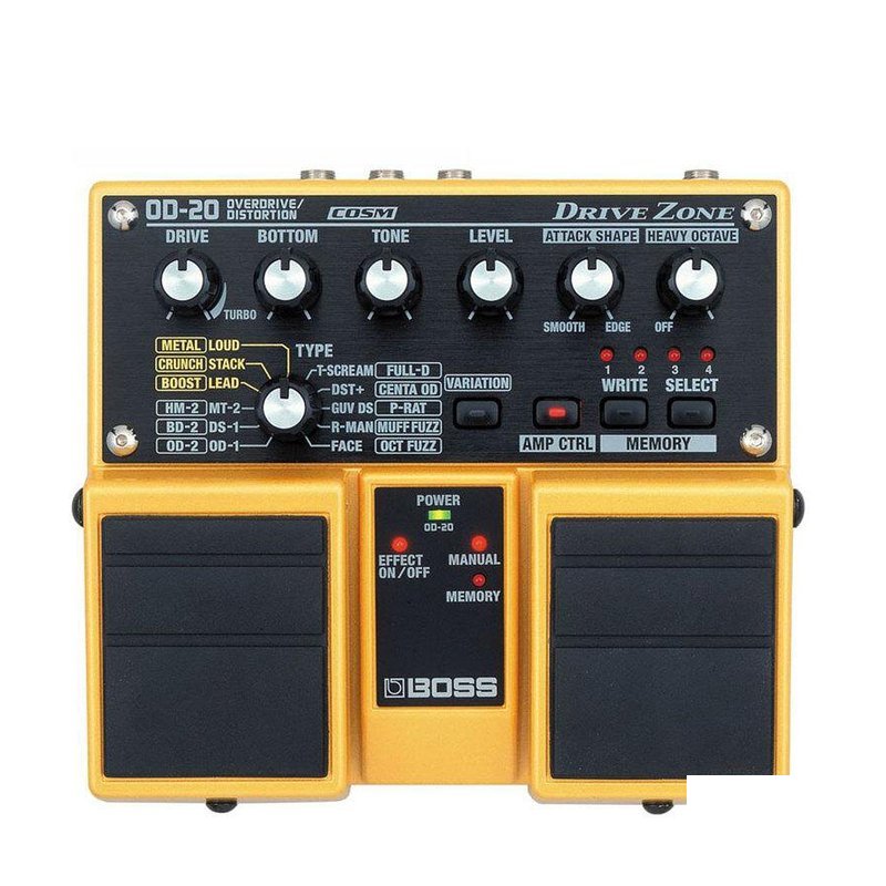 BOSS BOSS OD-20 破音 雙踏板效果器 — 三峽效果器