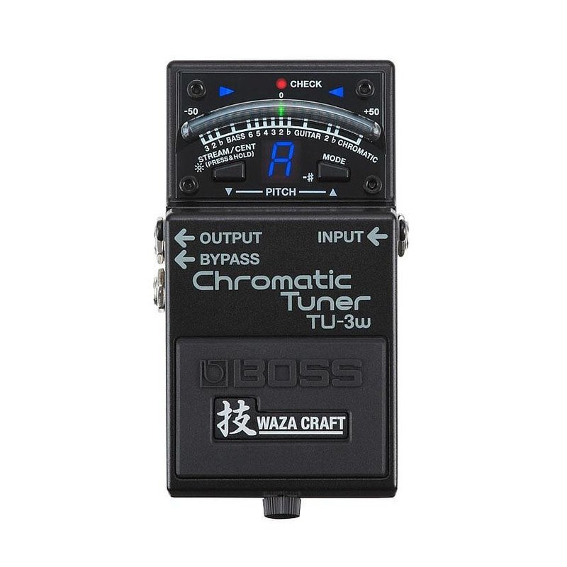 BOSS BOSS TU-3W Chromatic Tuner半音階調音器 Waza技系列 單踏板(TU-3W) — 三峽調音器