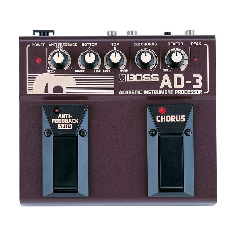 BOSS 效果器 空心吉他 BOSS AD-3 殘響 — 三峽木吉他 / 民謠吉他