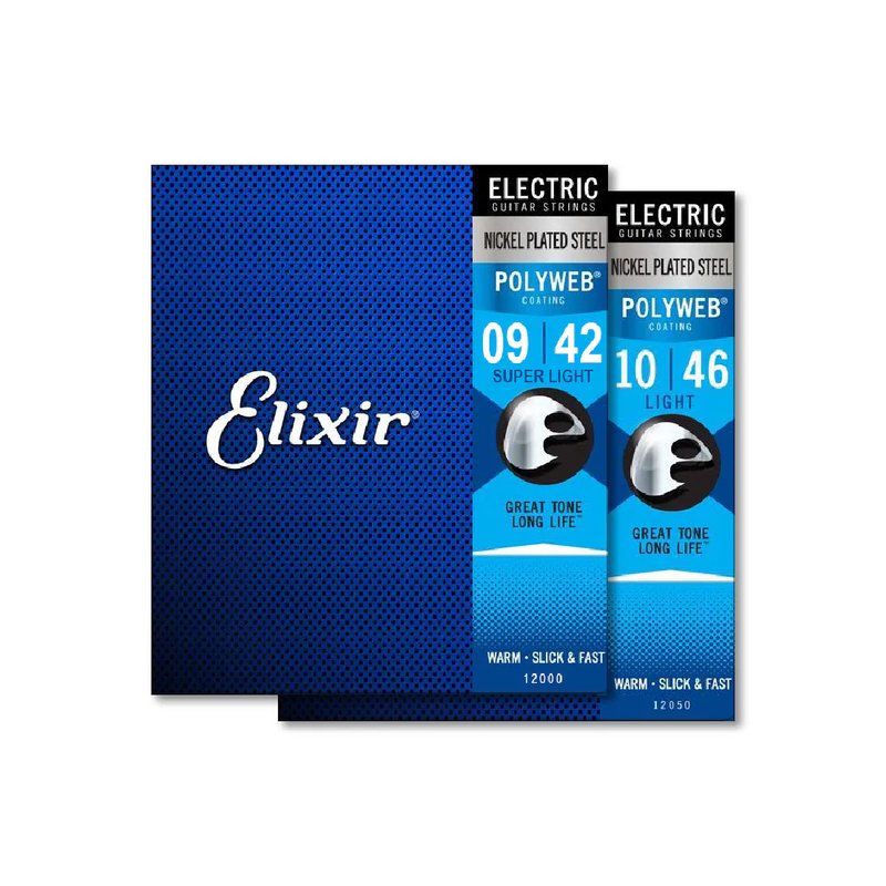 Elixir Elixir / Polyweb 厚覆膜 電吉他弦 — 三峽吉他 / Bass