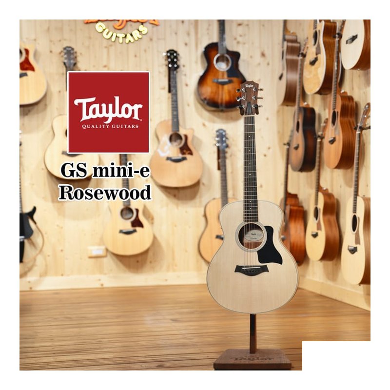 Taylor Taylor吉他 GS Mini-e Rosewood 旅行吉他 電木吉他 雲杉玫瑰 — 三峽木吉他 / 民謠吉他