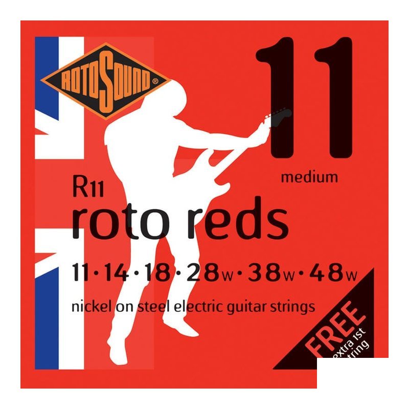 英國ROTOSOUND 英國ROTOSOUND R11-1148 電吉他弦(11-48) NICK 旋弦公司貨 — 三峽電吉他