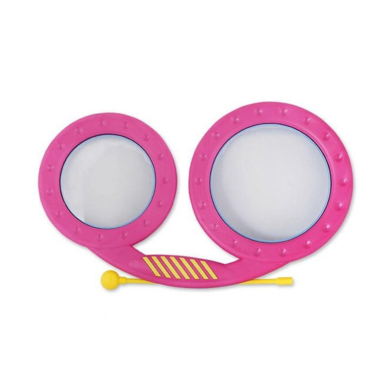 ORFF ORFF 奧福樂器 雙色眼鏡鼓(含鼓棒) D039-1兒童樂器 打擊樂器 幼兒樂器 — 三峽鼓 / 打擊