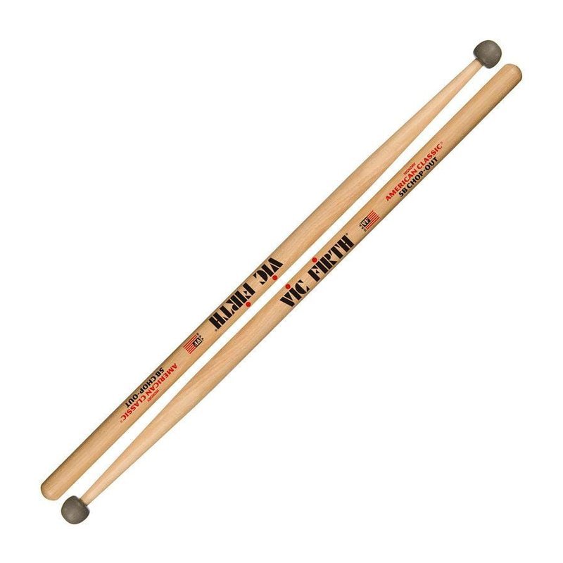 Vic Firth 美國正品 Vic Firth 5BCO 胡桃木鼓棒 5B chop out 橡膠槌頭 — 三峽鼓 / 打擊