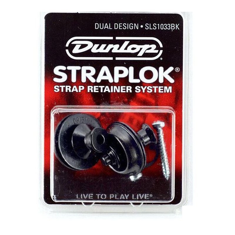 Dunlop Dunlop SLS1033BK 安全肩帶釦 黑色 — 三峽背帶