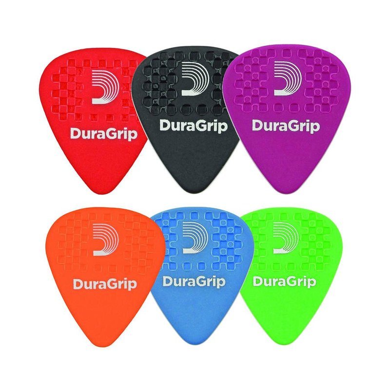 D'Addario D'addario 7D 耐用彈片 DURAGRIP PICK 防滑 (5片入) — 三峽Pick