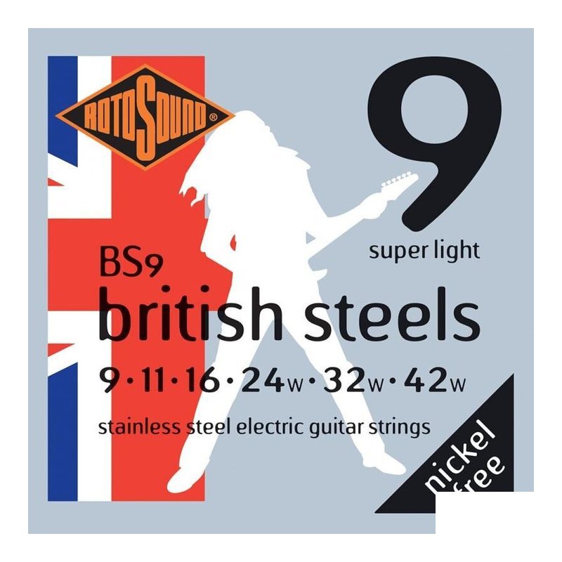 英國ROTOSOUND 英國ROTOSOUND BS9 /BS10 /BS11 不銹鋼電吉他弦 旋弦公司貨 — 三峽木吉他 / 民謠吉他