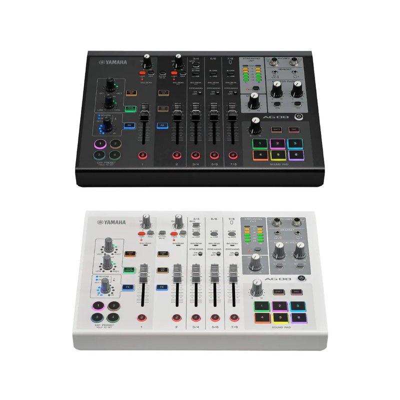 Yamaha Yamaha / AG08 8軌混音機 / USB-C錄音介面(iOS可用)(2色) — 三峽錄音 / 音響