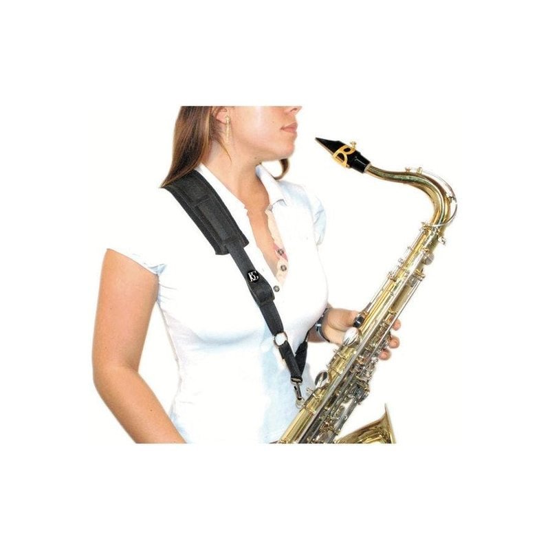 加寬薩克斯風吊帶 法國 BG S02M 單肩斜背型 中音.次中音.巴里東通用 — 三峽銅管 / 管樂
