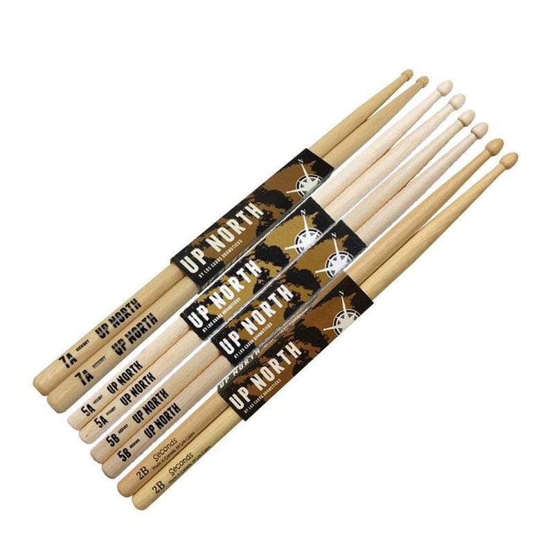 公司貨 Los Cabos 副牌 Up North鼓棒 2B 公司貨 Los Cabos 副牌 Up North鼓棒 2B / 5A / 5B / 7A 入門鼓棒 — 三峽鼓 / 打擊