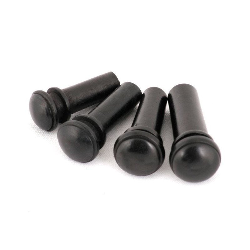 1/4 小提琴尾鈕 尾柱 DE5E1O4 印度SPK 黑檀木 素面 — 三峽弦樂器