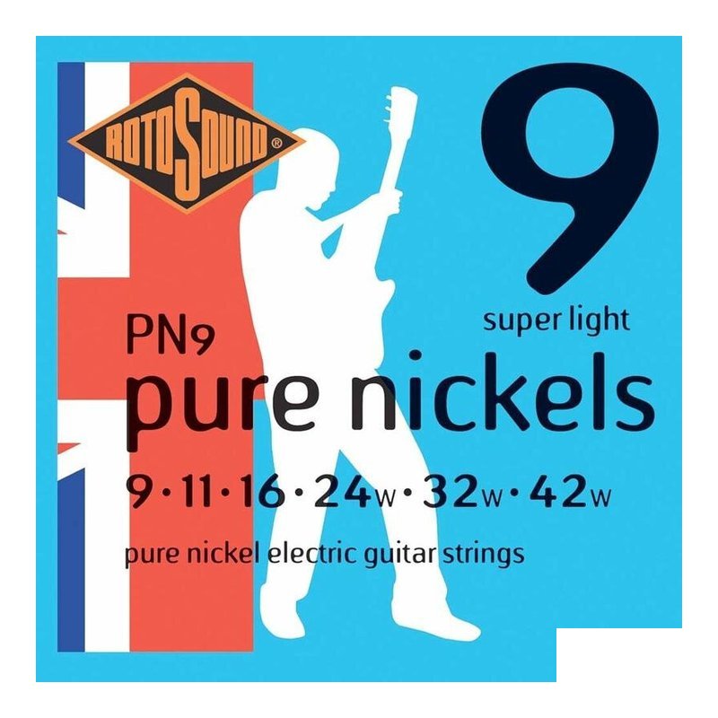英國ROTOSOUND 英國ROTOSOUND 純鎳電吉他弦 PN9 /PN10 /PN11 旋弦公司貨 — 三峽木吉他 / 民謠吉他