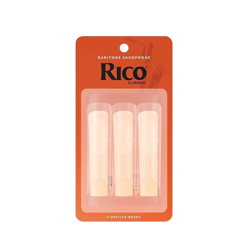 美國 RICO RI-BS 上低音薩克斯風竹片 3片裝 Baritone SAX — 三峽銅管 / 管樂