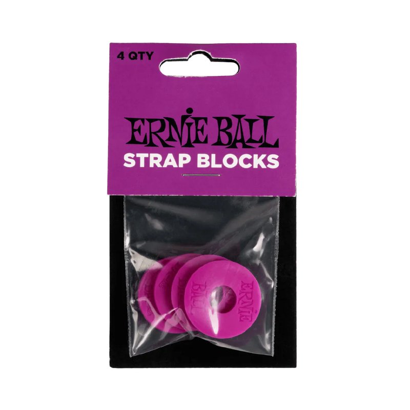 Ernie Ball Ernie Ball / 吉他背帶墊片 可防背帶滑落(4件裝)(9款) — 三峽配件 / 週邊
