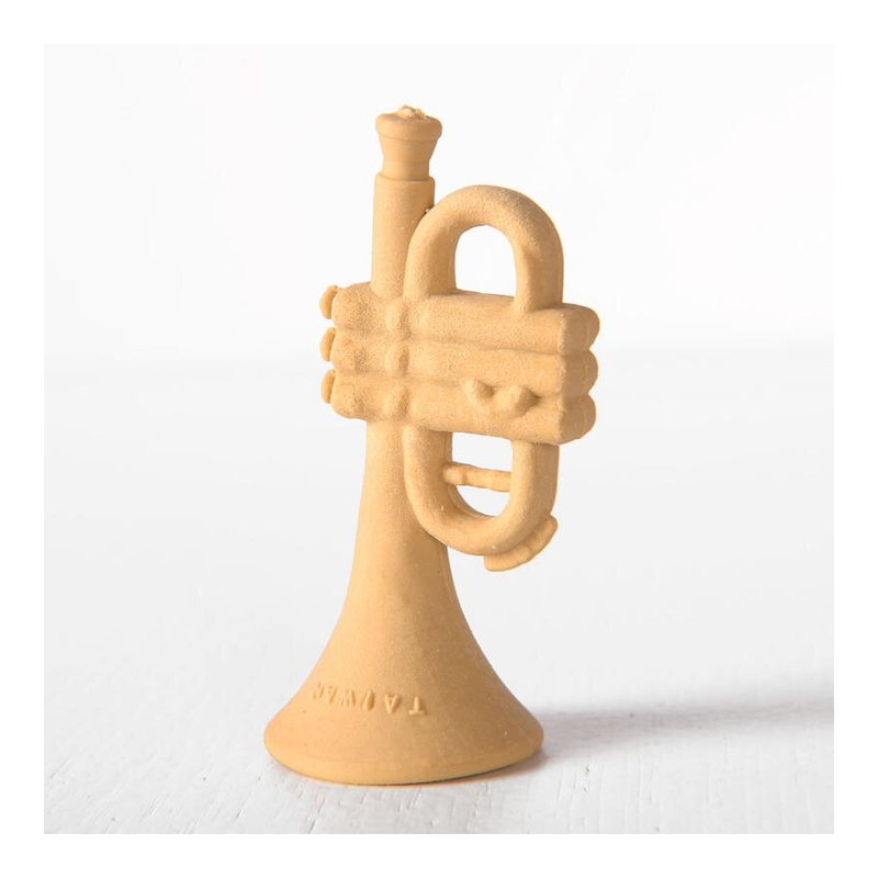 台製 造型橡皮擦 小號 小喇叭 NC015 — 三峽銅管 / 管樂