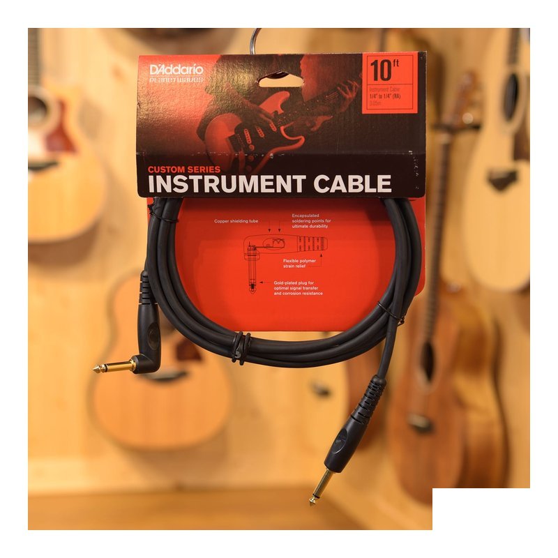 Planet Waves 美國 Planet Waves PW-GRA 直頭+L頭 Custom 導線 10呎 20呎 — 三峽導線