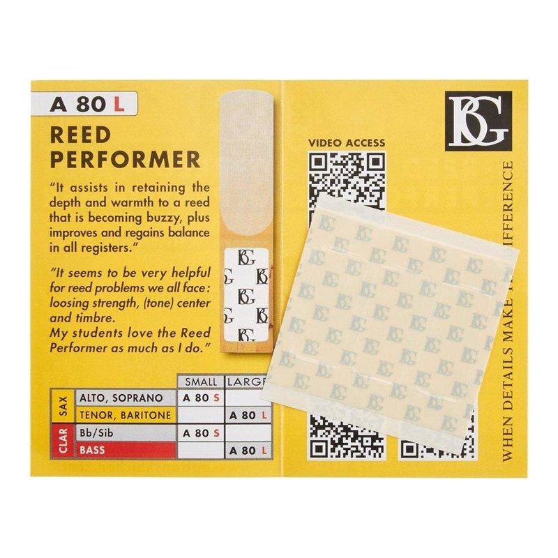 竹片保護貼 薩克斯風 豎笛 法國BG A80L&A80S — 三峽銅管 / 管樂