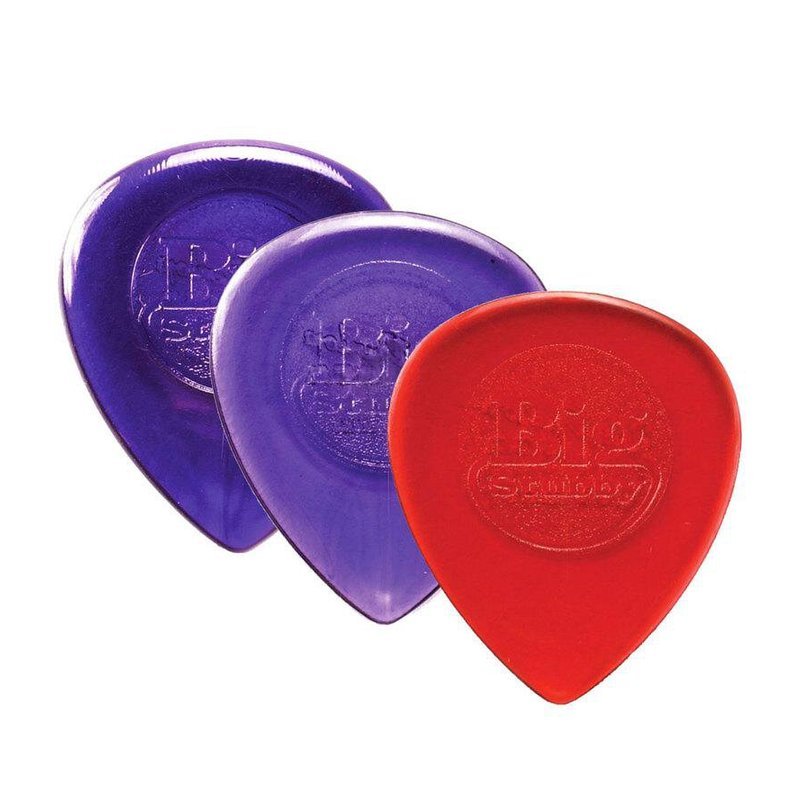 PICK PICK 彈片 美國Dunlop 475R Big Stubby 透明防滑 — 三峽Pick