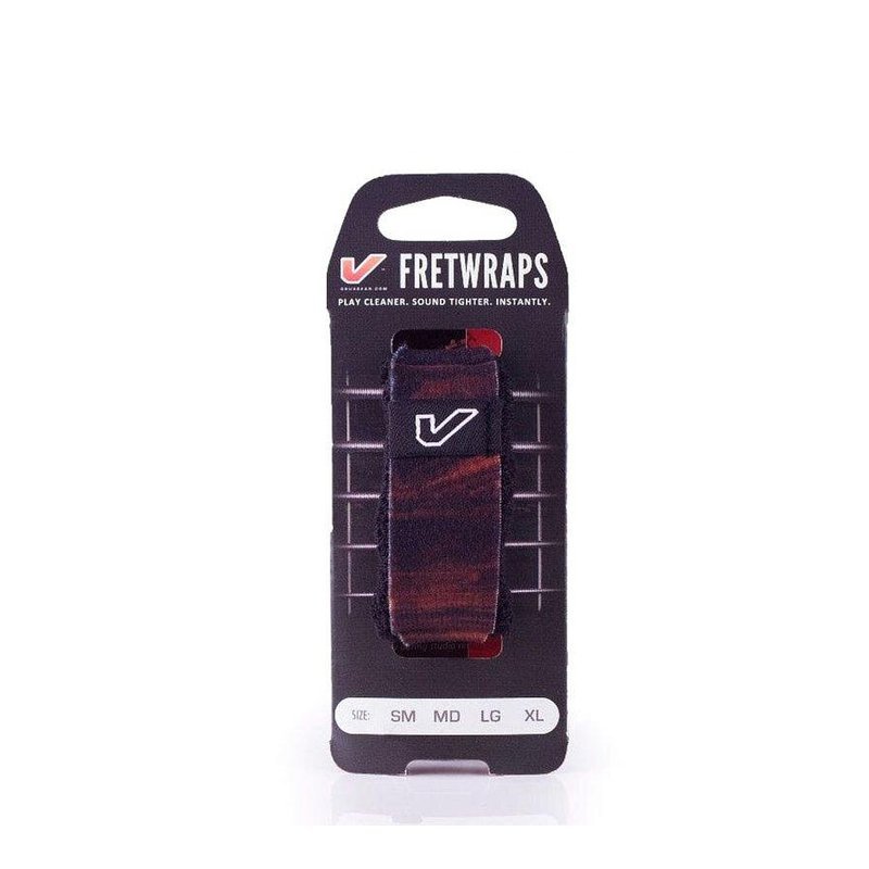 悶音束帶 Gruv Gear FretWrap FW-MED 胡桃木紋 S/M — 三峽配件 / 週邊