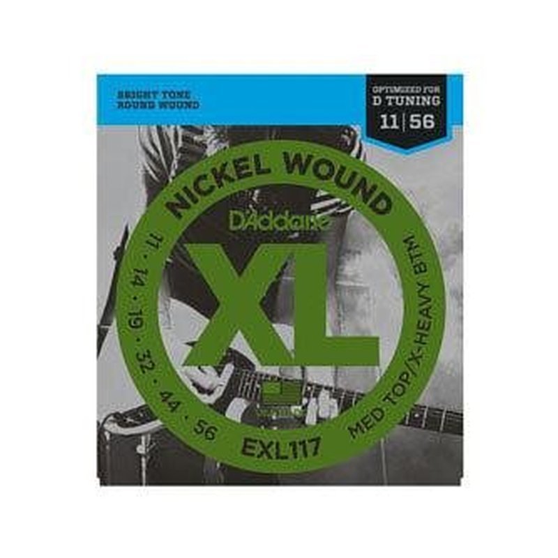 電吉他弦 美國D'addario EXL117 (11-56) — 三峽吉他 / Bass