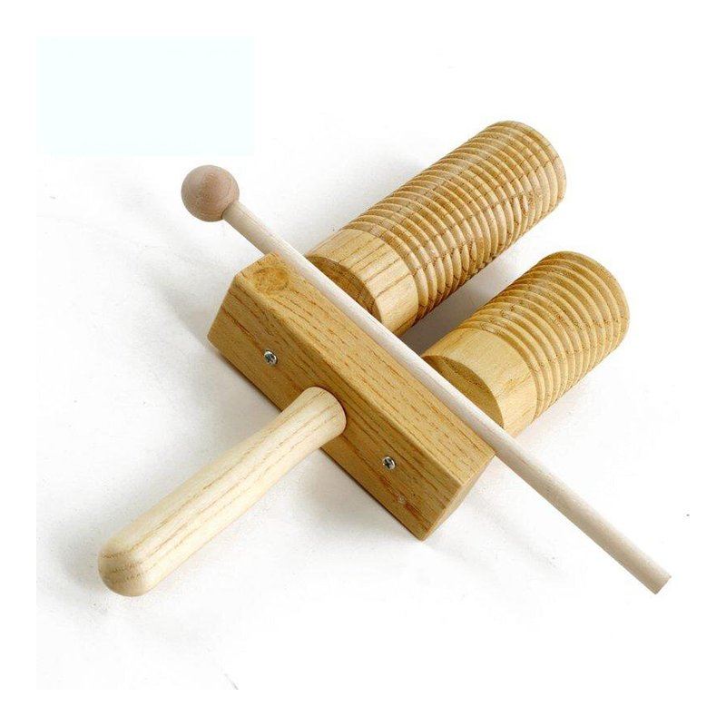 木魚/梆子 奧福樂器 高低木魚ORFF G5-2 兒童樂器 — 三峽配件 / 週邊