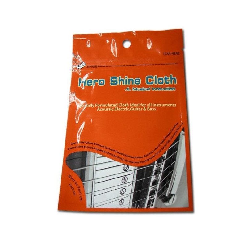 吉他金屬部件亮光布 Hero Shine Cloth SQ-01 英雄布 — 三峽吉他 / Bass
