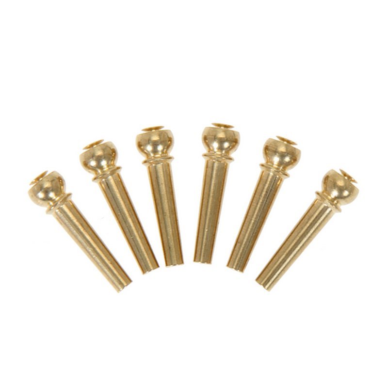 純銅弦釘 (6支1組) JT0124 民謠吉他 木吉他 黃銅弦釘 — 三峽吉他 / Bass