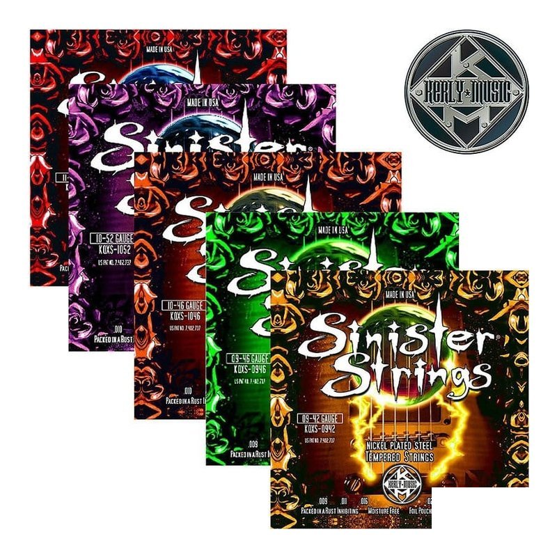 電吉他弦 美製金屬回火弦 Kerly Sinister系列 Music 0942~1150 — 三峽吉他 / Bass