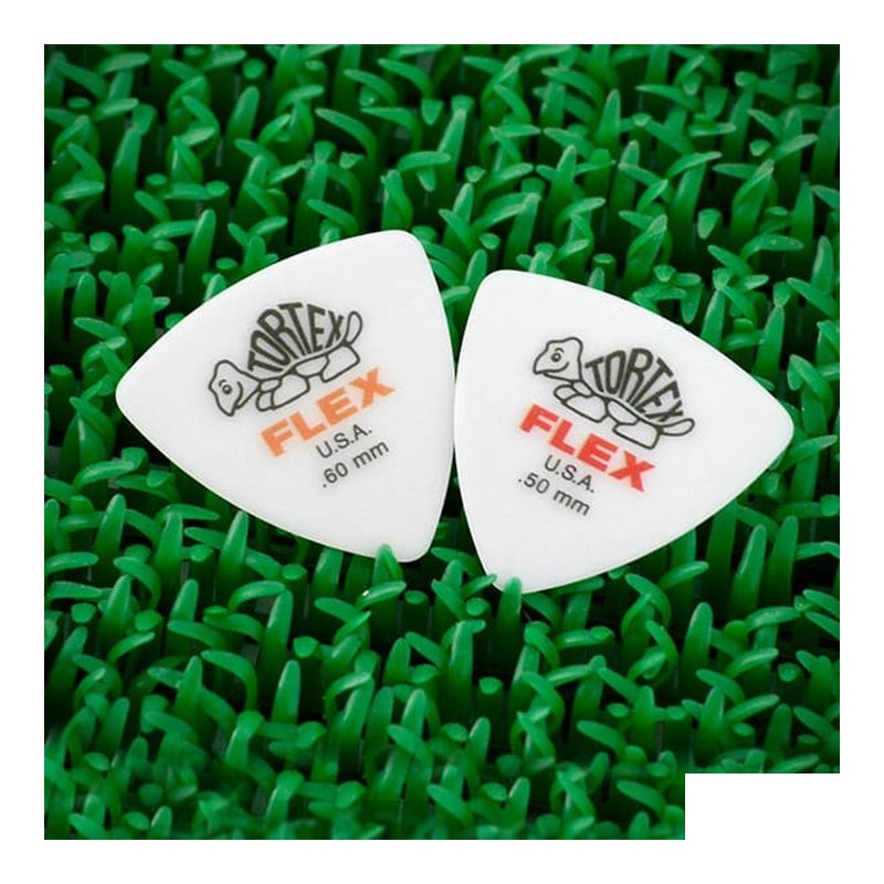 Dunlop Dunlop 456R 尼龍彈片 PICK FLEX 三角吉他彈片半透明 — 三峽木吉他 / 民謠吉他
