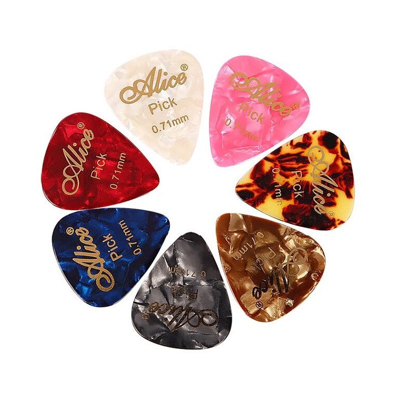 PICK PICK 彈片 燙金珍珠 ALICE AP-K 木吉他 烏克麗麗 電吉他 — 三峽烏克麗麗