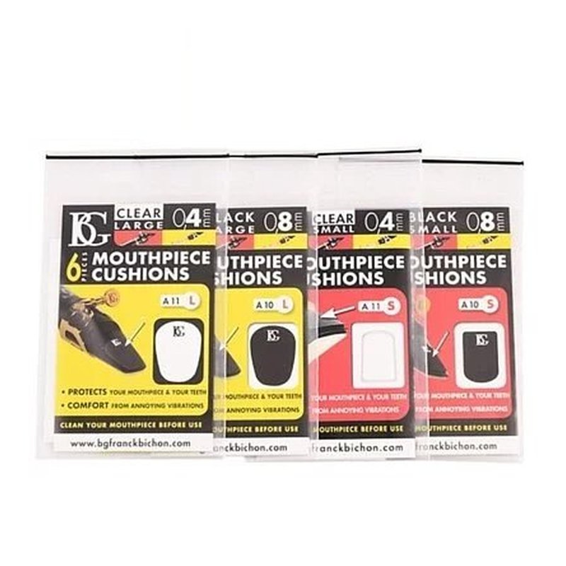 吹嘴牙墊 法國BG 牙墊 護片 (6片裝 薩克斯風/ 豎笛) A10S A10L A11S A11L — 三峽銅管 / 管樂