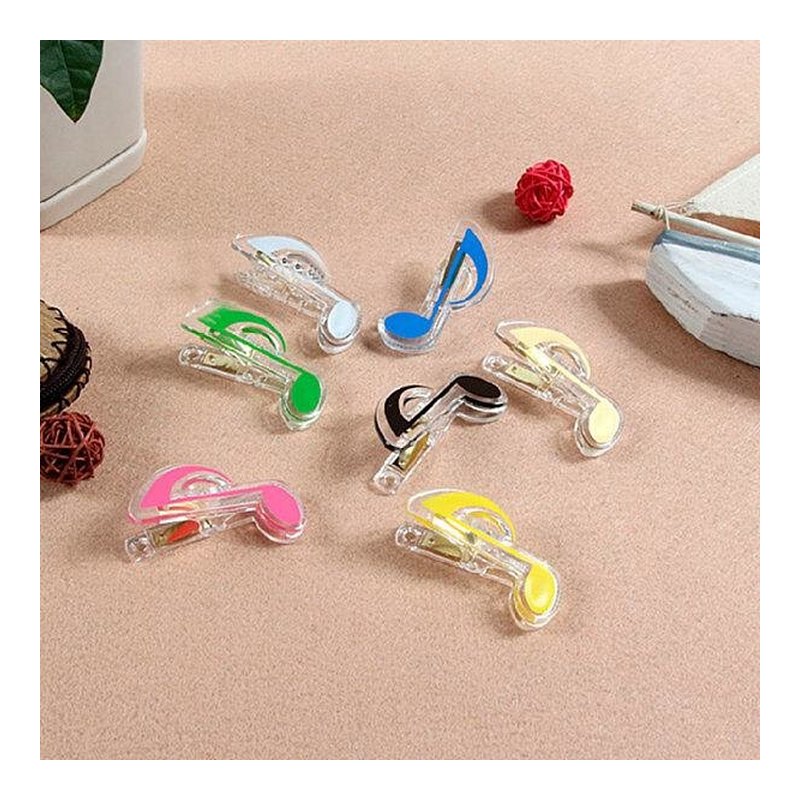 台製 單八音符夾 NC021 文具樂譜夾 夾子 — 三峽配件 / 週邊