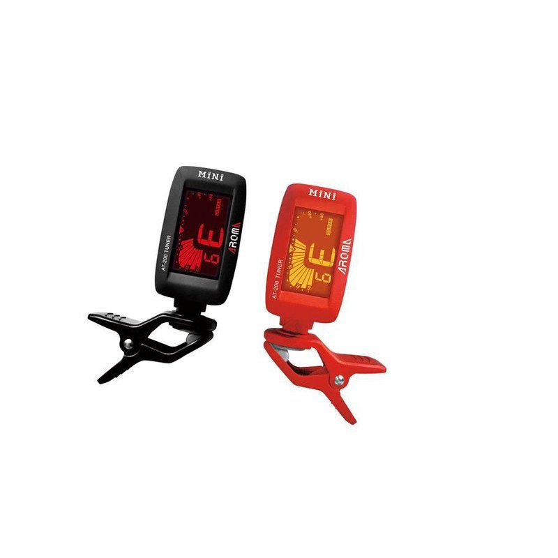 調音器 AROMA AT-200 雙色 吉他/烏克麗麗 — 三峽烏克麗麗