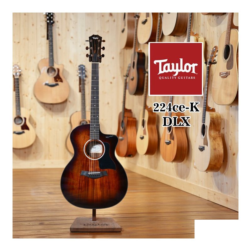 Taylor Taylor 224CE-K DLX 電木吉他 — 三峽木吉他 / 民謠吉他