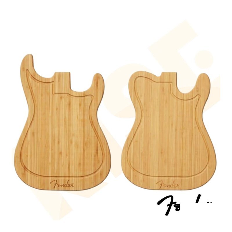 Fender Stratocasterr ＆ Tele Cutting Board 照板/切菜板 — 三峽吉他 / Bass