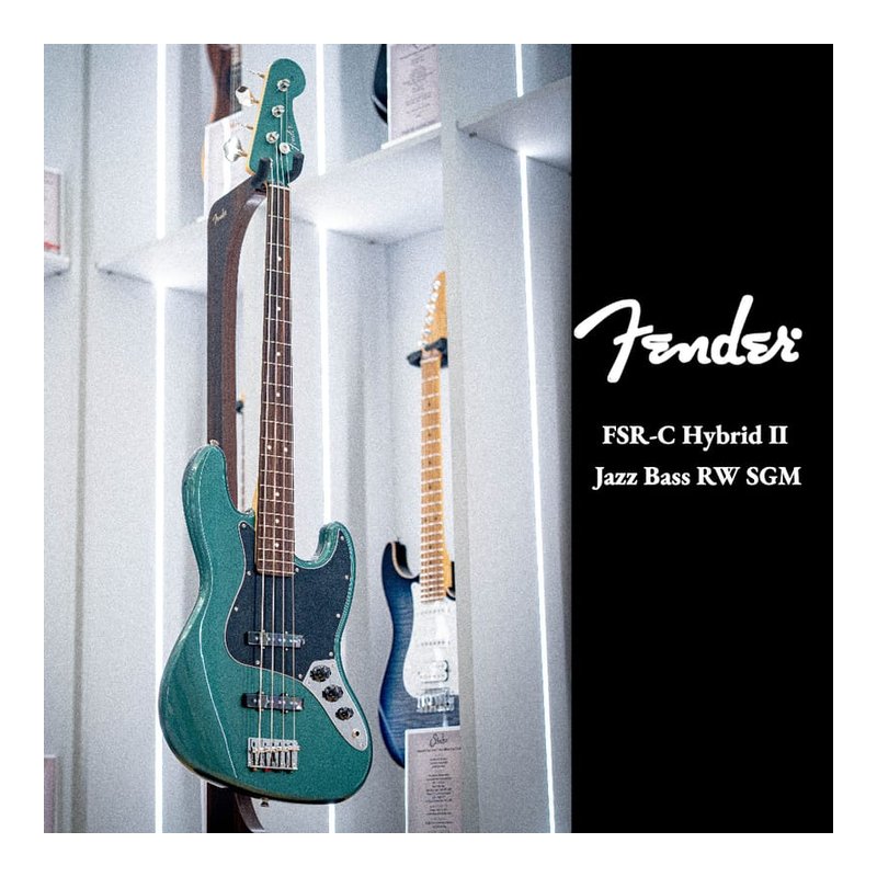 Fender Japan FSR-C Hybrid II Jazz Bass RW SGM 電貝斯 — 三峽吉他 / Bass
