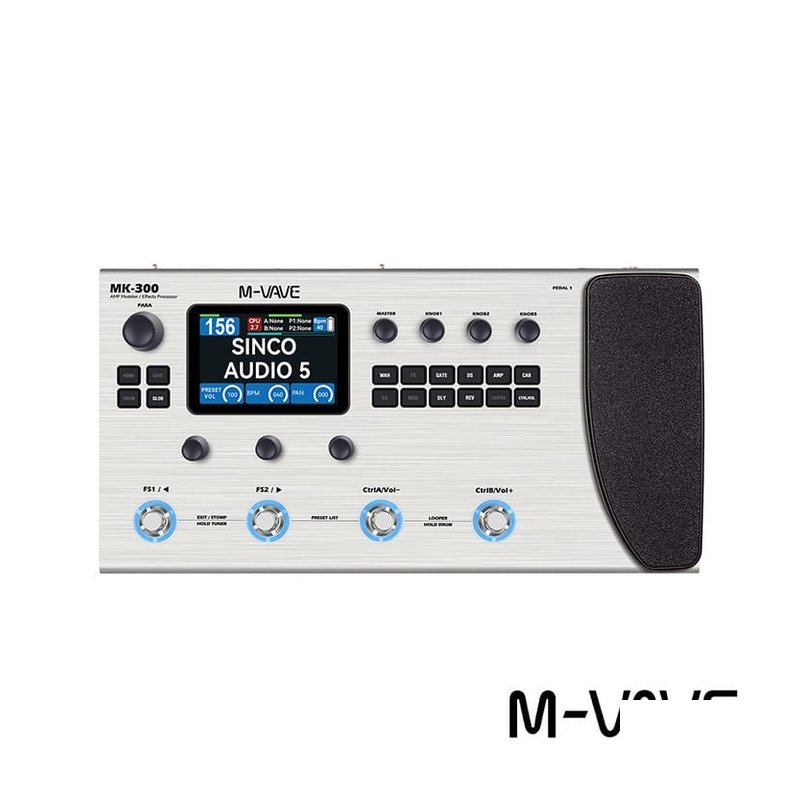 M-VAVE MK-300 電吉他/電貝斯 綜合效果器 — 三峽吉他 / Bass